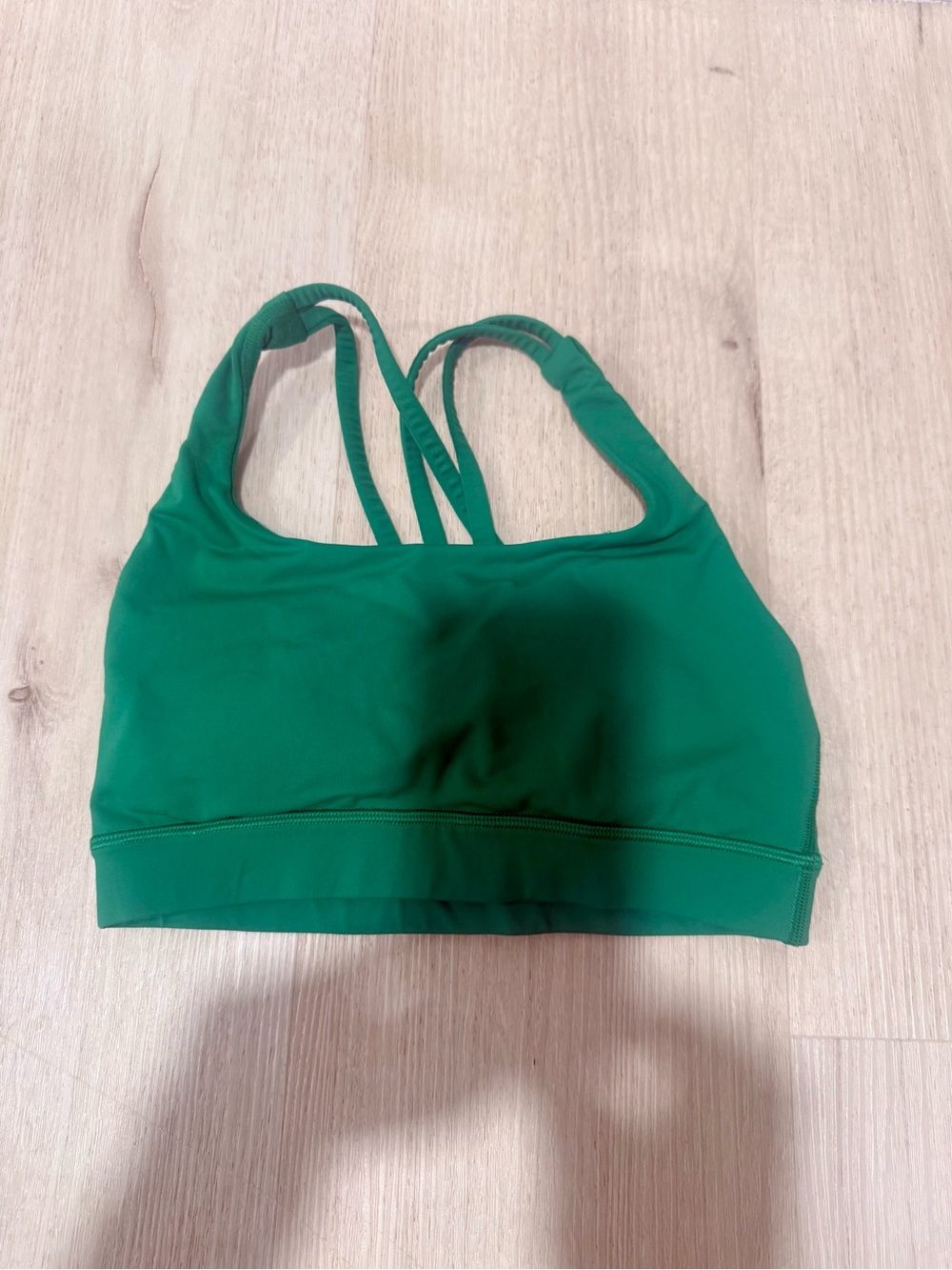 Lululemon Green Strappy Sports Bra Size 2